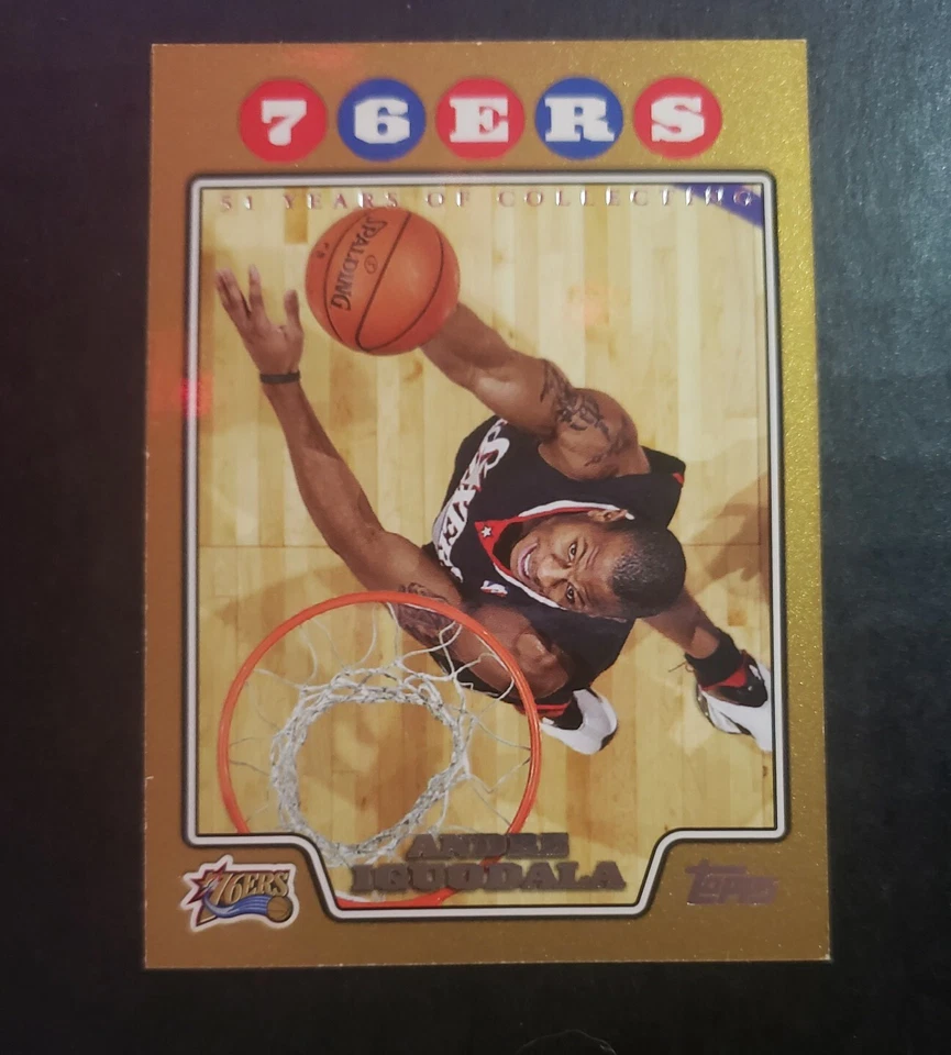 2008-09 Topps Gold Border /2008 Andre Iguodala #69 - Image 1 of 2