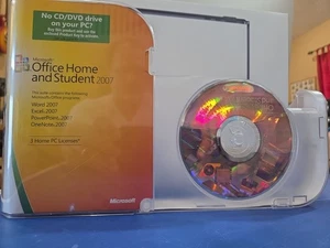 Microsoft MS Office 2007 Home and Student Lizenz für 3 PCs Full Retail Box - Bild 1 von 3
