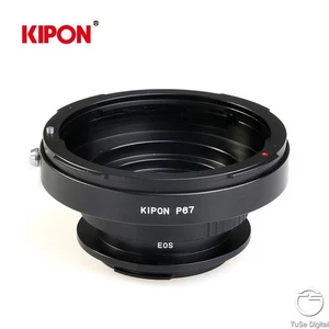 KIPON Lens Mount Adapter Ring for Pentax 67 Lens to Canon EOS Camera 5DII 6D - Picture 1 of 5