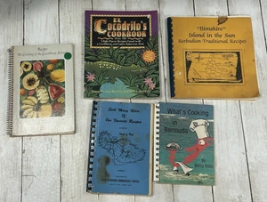 VTG islands spiral cookbook lot Recipes Caribbean Bermuda Maui Hawaii Barbados - Picture 1 of 14