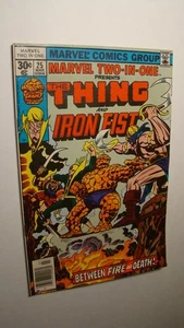 MARVEL TWO-IN-ONE 25 *SCHÖNES EXEMPLAR* THING IRON FIST 1976 - Bild 1 von 1