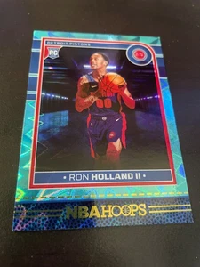 2024-25 Panini NBA Hoops - Rookies Ron Holland II #235 Teal Foil - Bild 1 von 1