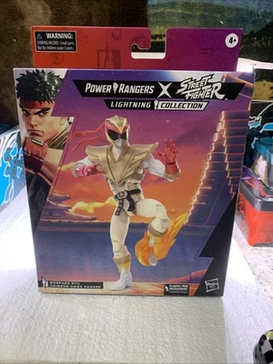 Figura de acción Power Rangers X Street Fighter Morphed Ryu Crimson Hawk Ranger Foto 1 de 2