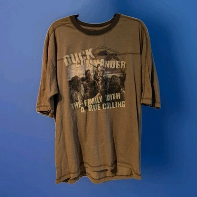 Duck Commander "The Family With A True Calling" Hunting USA T-Shirt Shirts XXL - Image 1 of 4