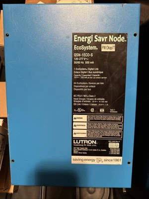 Lutron Energi Savr Node Ecosystem Digital Link энергосберегающая панель QSN-1ECO-S - Изображение 1 из 4