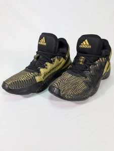 Adidas D.O.N Ausgabe 2 Donovan Mitchell schwarz/gold Herren Basketballschuhe Größe 8 - Bild 1 von 14