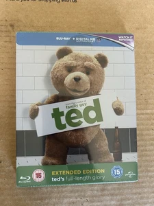 Ted (2012) UK Reg Free Blu Ray Steelbook NEW & SEALED Mark Wahlberg - Picture 1 of 4