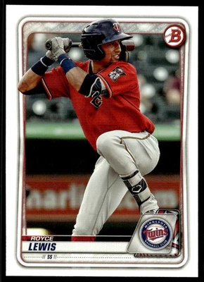 2020 Bowman Prospects Royce Lewis Minnesota Twins #BP-93 - Image 1 of 2