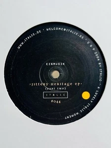 Einmusik - Jittery Heritage 12“ Vinyl aus Sammlung Techno House Electro Minimal - Bild 1 von 1