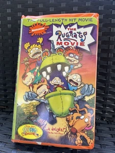 The Rugrats Movie (VHS, 1998) Nickelodeon Orange Tape & Clamshell Case - Picture 1 of 4