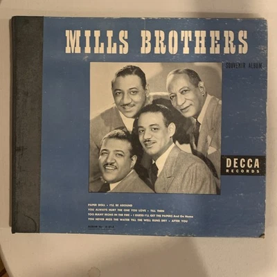 Mills Brothers, 78 rpm Album(4), V, Souvenir Album, A-668 Foto 1 de 4