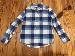 Kinder Place blau kariert Flanell Knopfleiste, Größe 5/6 Jungen Small-Herbst/Winter - Bild 1 von 6