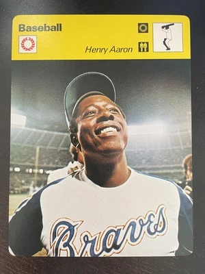 1977 Sportscaster - Hank Aaron beisebol HOF - #3-16 - Impresso no Japão - Imagem 1 de 2