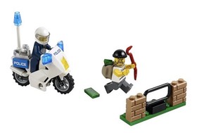 Lego City Crook Pursuit Set 60041 Complete w/ Manual Police Robber Figs No Box