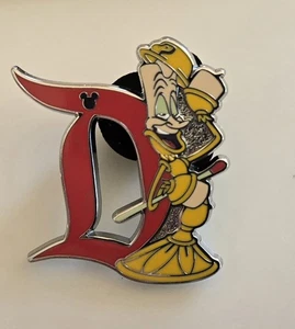 Disney Mystery Hidden Mickey Pin Disneyland Classic D Lumiere Beauty & The Beast - Picture 1 of 2