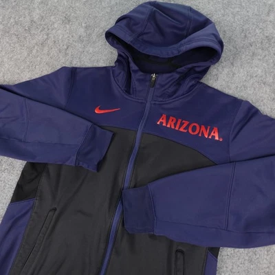Arizona Wildcats Jacket Mens Small Hoodie NCAA Therma Fit Nike Elite Sweatshirt - Image 1 of 4