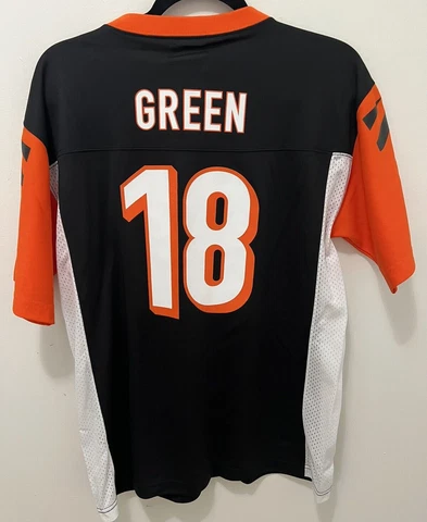 Cincinnati Bengals AJ Green Jersey #18  Size Youth XL  18/20 NFL Team Apparel Cover