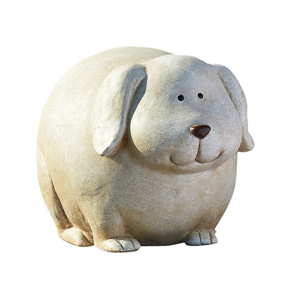 Roman Garden Pudgy Pals Standing Dog Garden Statue, 6.25-Inch - Image 1 of 1