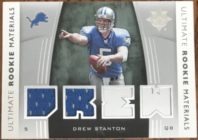 2007 Ultimate Collection Rookie Materials Silver Drew Stanton URM-DS - Image 1 of 2