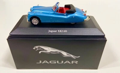  IXO/Atlas 1:43 Jaguar XK 140 Cabriolet blaumetallic ,NEU in OVP, - Bild 1 von 4