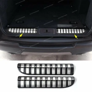 Borde de placa trasera de acero negro para Land Rover Range Rover Sport 2014-17 - Imagen 1 de 11