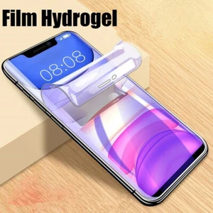 Full Cover Hydrogel Film Screen Protector For iPhone 14 13 SE X XR 11 12 Pro 7+ - Picture 1 of 12