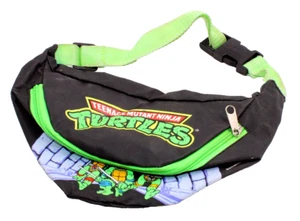1989 TMNT Fanny Pack Teenage Mutant Ninja Turtles Vintage Bag Belt - Picture 1 of 5
