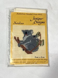 juniper designs KOALAS cross stitch kit - Picture 1 of 2