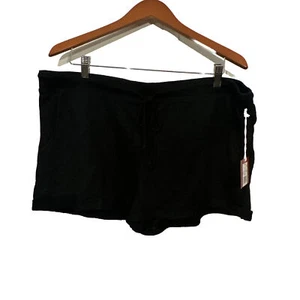Pantalones Cortos Mossimo Nuevos con Etiquetas Para Mujer XXL Negro Tirar de la Cintura - Imagen 1 de 6