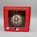 3 Zoll geblasenes Glas Weihnachten Baseball Ornament MLB Boston Red Sox
