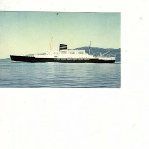 Postal Leda equipada con estabilizadores línea Bergen de Inglaterra a Noruega (suelo - Imagen 1 de 1