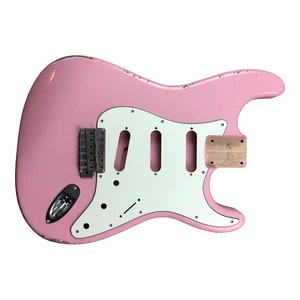 FRANCHIN Mercury Guitar Body Relic Aged 100% Nitro Alder S-type *MADE TO ORDER - Picture 1 of 183