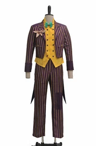 Batman Cosplay Arkham Asilo Joker Traje a Rayas Disfraz Halloween Nuevo Llegado - Imagen 1 de 6