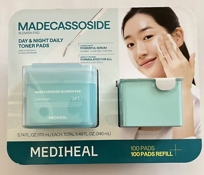 Almohadilla para manchas Mediheal Madecassoside 100 almohadillas + 100 almohadillas de repuesto Foto 1 de 4