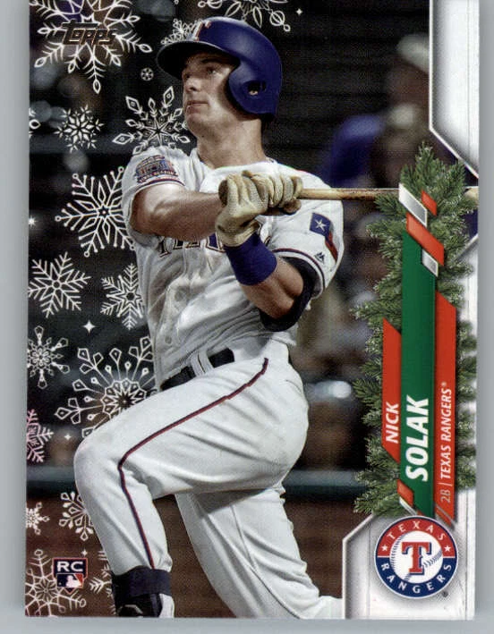 2020 Topps Walmart Holiday #HW108 Nick Solak (ref 146765) - Image 1 of 2