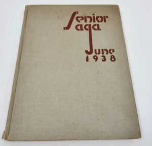 1938 ROOSEVELT HIGH SCHOOL YEARBOOK BRONX NY BELMONT LITTLE ITALY FORDHAM ROAD - Picture 1 of 6