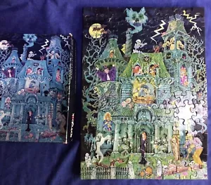 Vintage 1973 Springbok House On Haunted Hill Puzzle PZL1075 Hallmark COMPLETE - Picture 1 of 2