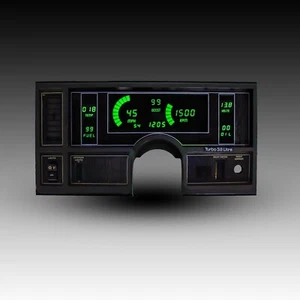 1984-1987 Buick Regal Green LED Digital (8) Gauge Cluster With Boost & Clock - Foto 1 di 9