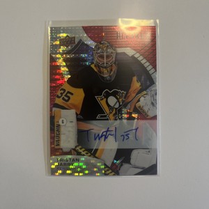 2021-22 Upper Deck Allure Red Rainbow Auto #69 Tristan Jarry