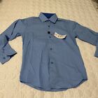 Geoffrey Beene Boys Blue Check Dress Shirt 7