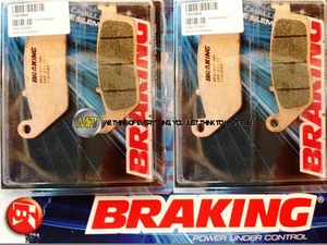 PER BMW C 650 GT 2013 13 PASTIGLIE ANTERIORE SINTERIZZATE FRENO BRAKING CM55 SP - Imagen 1 de 1