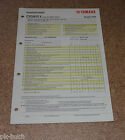 Inspection Form Yamaha Cygnus X Type SE081 Year 2004