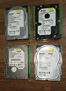 FOUR Western Digital 40GB WD400 WD400BB 7200RPM PATA IDE 3.5" Desktop HDD Caddy - Picture 1 of 6