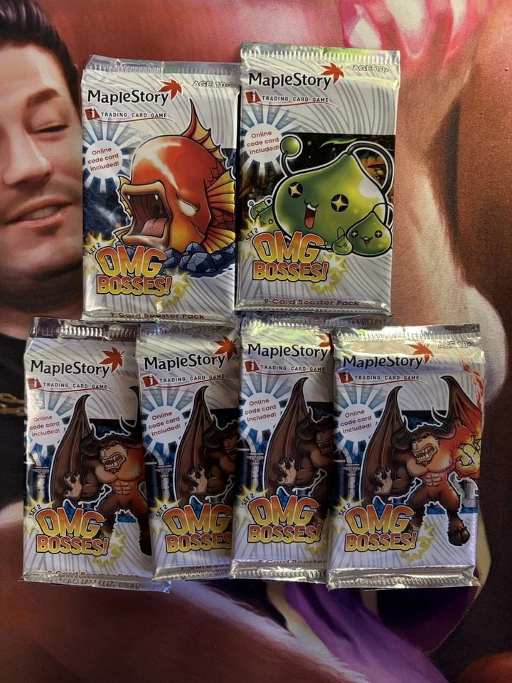 Maplestory iTCG набор 2: OMG! Набор Bosses Booster Pack X6 Maplestory ITCG - Изображение 1 из 1