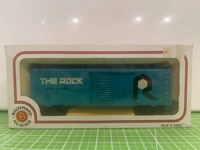 Bachmann HO Scale The Rock 41' Steel Box Car The Rock 76036 New In Box - Image 1 of 4
