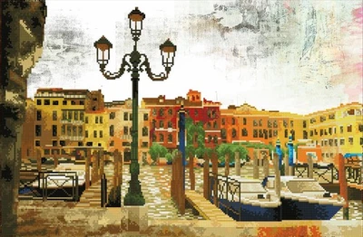 Diamond Painting Kit: Waiting for Passengers - Image 1 of 2