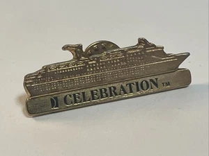 Vintage CARNIVAL Cruise Lines CELEBRATION Ship Lapel Pin - Picture 1 of 3