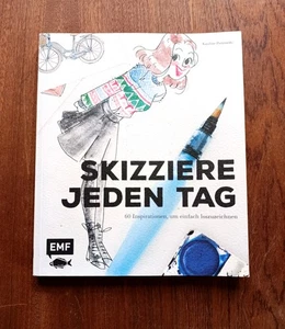 Libro de Karoline Pietrowski "Skizziere jeden Tag" Idioma alemán - Imagen 1 de 10