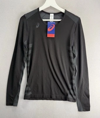 Camiseta de mujer ASICS talla M negra Tactic Court manga larga nueva con etiquetas Foto 1 de 4