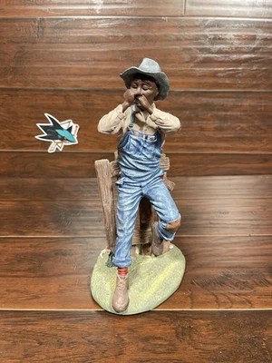 Harmonica Man Duncan Royale Early American Ebony Series #/5000 African American - Image 1 of 4